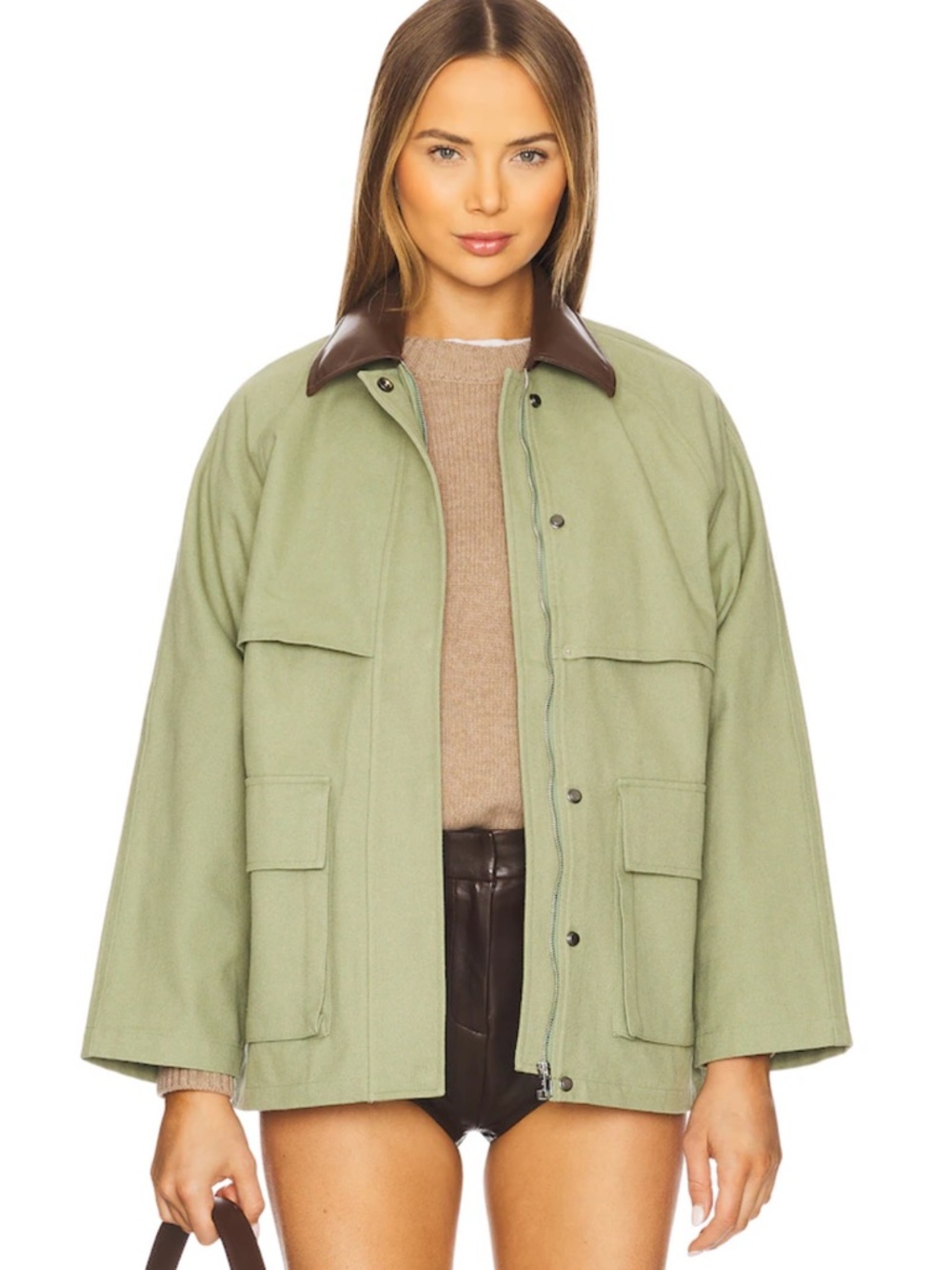 NWT Lovers and Friends Peyton Utility Jacket   💚